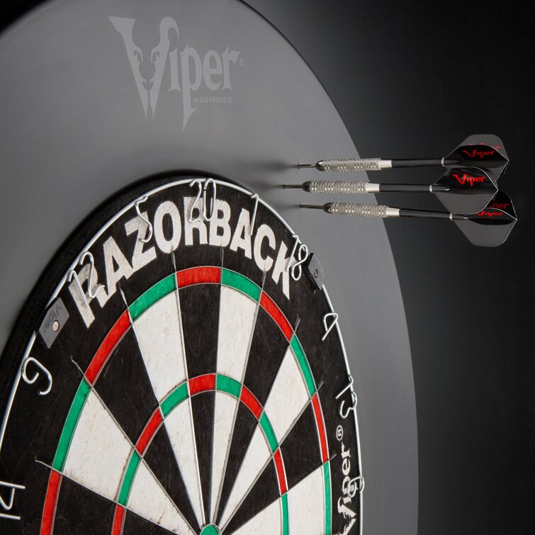 Viper Razorback Sisal Dartboard, Two Sets Starter Darts, Viper